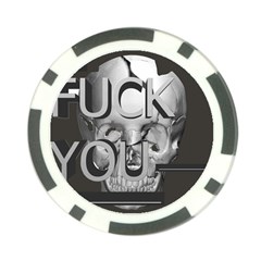  Fuck You Poker Chip Card Guard (10 Pack) by mugebasakart