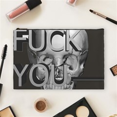  Fuck You Cosmetic Bag (large)  by mugebasakart