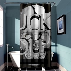  Fuck You Shower Curtain 36  X 72  (stall)  by mugebasakart