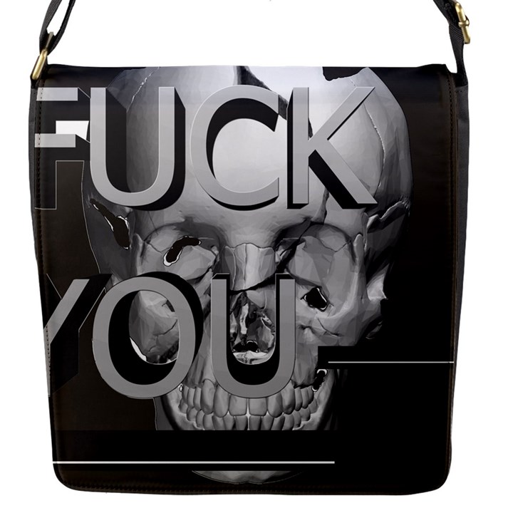  Fuck You Flap Messenger Bag (S)