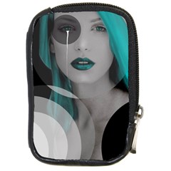 Turquoise Angel Compact Camera Cases by mugebasakart