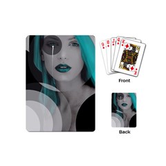 Turquoise Angel Playing Cards (mini) 