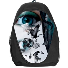 Blue Eye Backpack Bag by mugebasakart