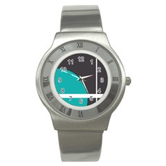 Turquoise Line Stainless Steel Watch