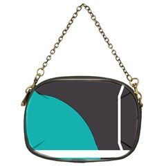 Turquoise Line Chain Purses (one Side) 