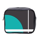 Turquoise Line Mini Toiletries Bag 2-Side Front