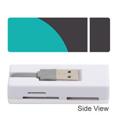 Turquoise Line Memory Card Reader (stick)  by mugebasakart