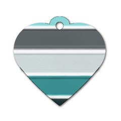 Blues Dog Tag Heart (two Sides)