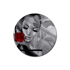 Bridge Rubber Round Coaster (4 Pack)  by mugebasakart