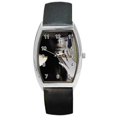 Burnt Barrel Style Metal Watch