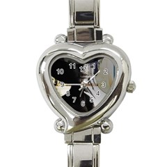 Burnt Heart Italian Charm Watch