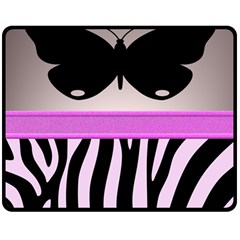 Butterfly Double Sided Fleece Blanket (medium)  by mugebasakart