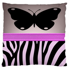 Butterfly Standard Flano Cushion Case (one Side) by mugebasakart