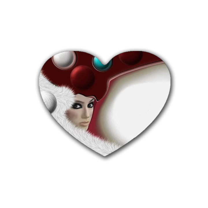 Carnaval Heart Coaster (4 pack) 