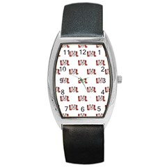 Lol Emoji Graphic Pattern Barrel Style Metal Watch by dflcprints