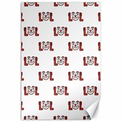 Lol Emoji Graphic Pattern Canvas 20  X 30   by dflcprints