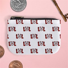 Lol Emoji Graphic Pattern Mini Coin Purses by dflcprints