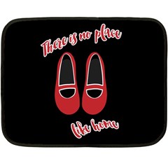 There Is No Place Like Home Fleece Blanket (mini) by Valentinaart