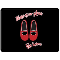 There Is No Place Like Home Fleece Blanket (large)  by Valentinaart