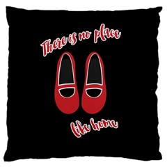 There Is No Place Like Home Large Cushion Case (one Side) by Valentinaart