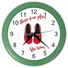 There is no place like home Color Wall Clocks