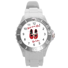 There is no place like home Round Plastic Sport Watch (L)