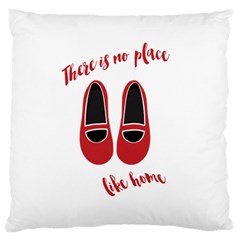 There is no place like home Large Flano Cushion Case (One Side)