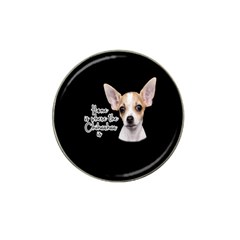 Chihuahua Hat Clip Ball Marker by Valentinaart