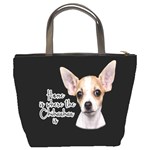 Chihuahua Bucket Bags Back