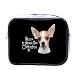 Chihuahua Mini Toiletries Bags Front