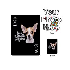 Chihuahua Playing Cards 54 (mini)  by Valentinaart