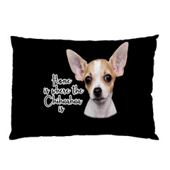 Chihuahua Pillow Case (two Sides) by Valentinaart