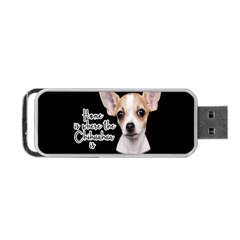 Chihuahua Portable USB Flash (One Side)