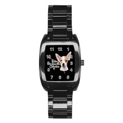 Chihuahua Stainless Steel Barrel Watch