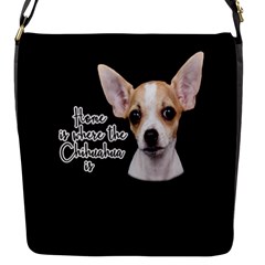 Chihuahua Flap Messenger Bag (S)