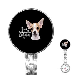 Chihuahua Stainless Steel Nurses Watch