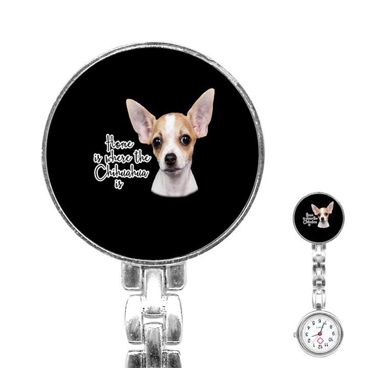 Chihuahua Stainless Steel Nurses Watch