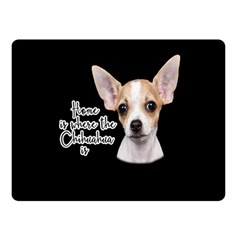 Chihuahua Double Sided Fleece Blanket (Small) 