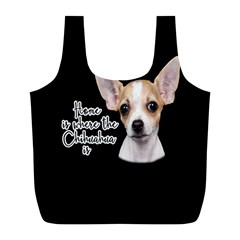 Chihuahua Full Print Recycle Bags (L) 