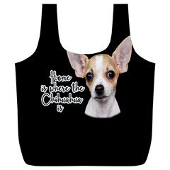 Chihuahua Full Print Recycle Bags (L) 