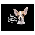 Chihuahua Double Sided Flano Blanket (Medium)  60 x50  Blanket Front