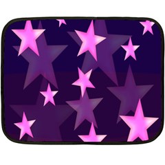 Background With A Stars Double Sided Fleece Blanket (mini) 