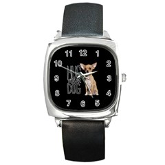 Chihuahua Square Metal Watch by Valentinaart