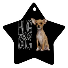 Chihuahua Star Ornament (two Sides) by Valentinaart