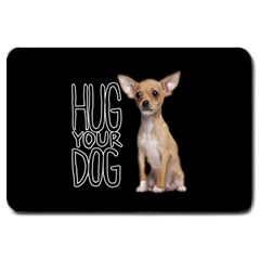 Chihuahua Large Doormat  by Valentinaart