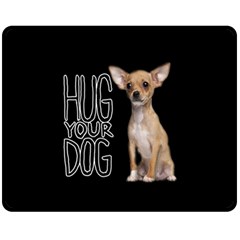 Chihuahua Fleece Blanket (medium)  by Valentinaart