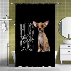 Chihuahua Shower Curtain 48  X 72  (small)  by Valentinaart