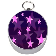 Background With A Stars Silver Compasses