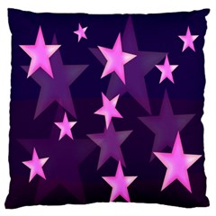 Background With A Stars Standard Flano Cushion Case (two Sides) by Nexatart