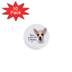 Chihuahua 1  Mini Buttons (10 Pack)  by Valentinaart